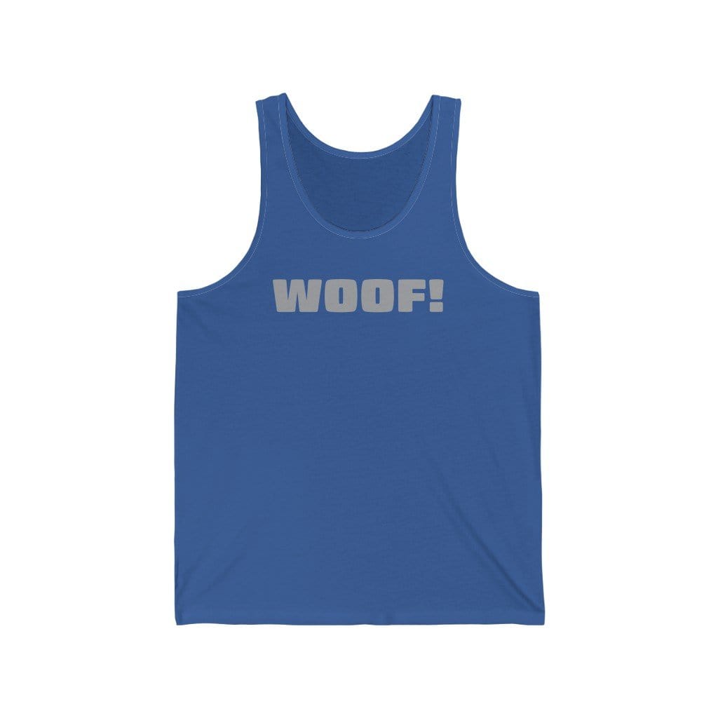 Tank Top True Royal / XS WOOF! Tank Top INVI-Expressionwear
