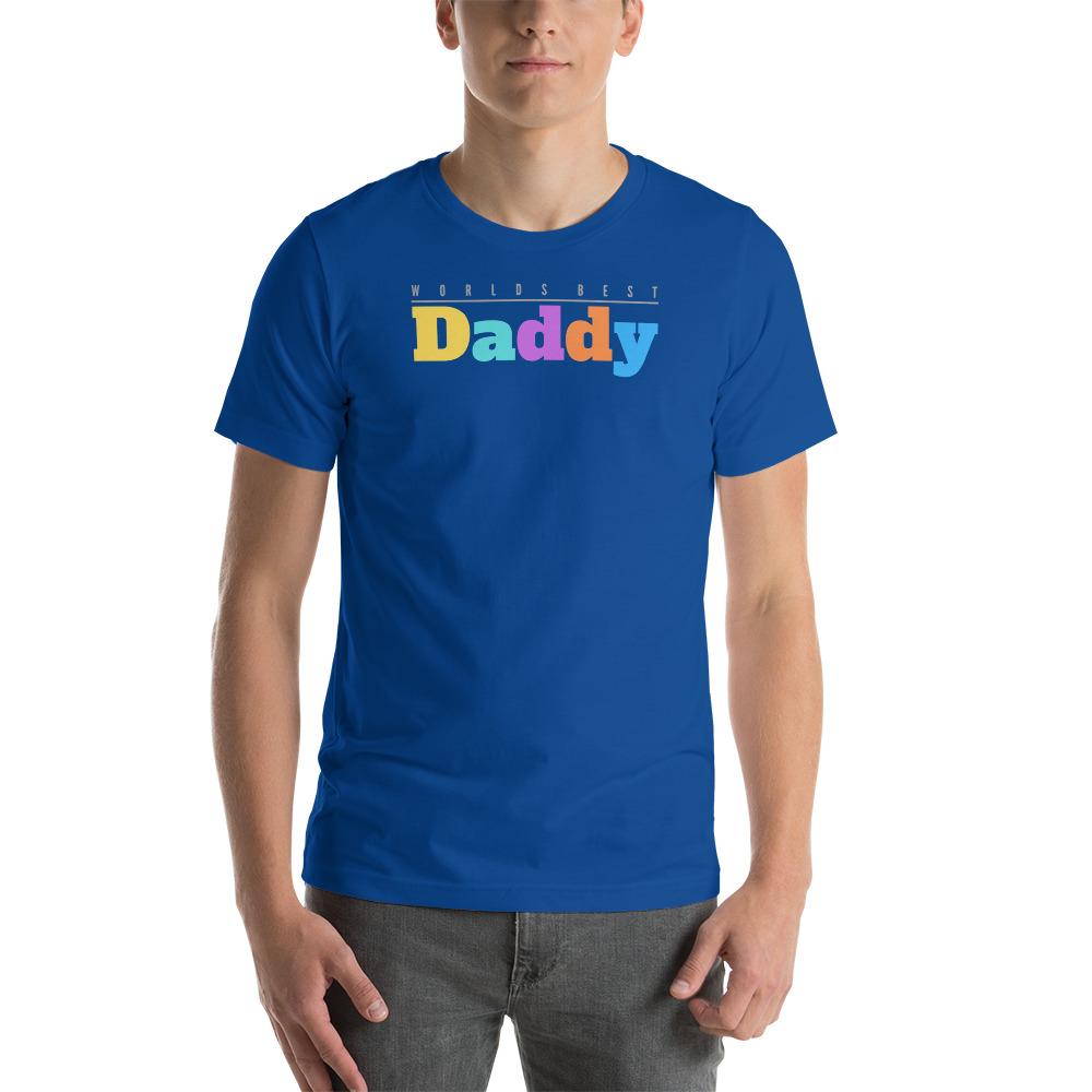 True Royal / S Worlds Best Daddy T-shirt INVI-Expressionwear