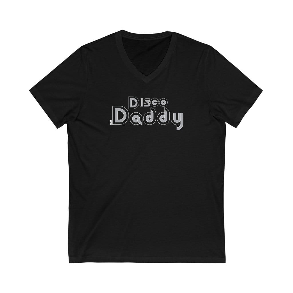 V-neck Black / S Disco Daddy V-Neck Tee INVI-Expressionwear