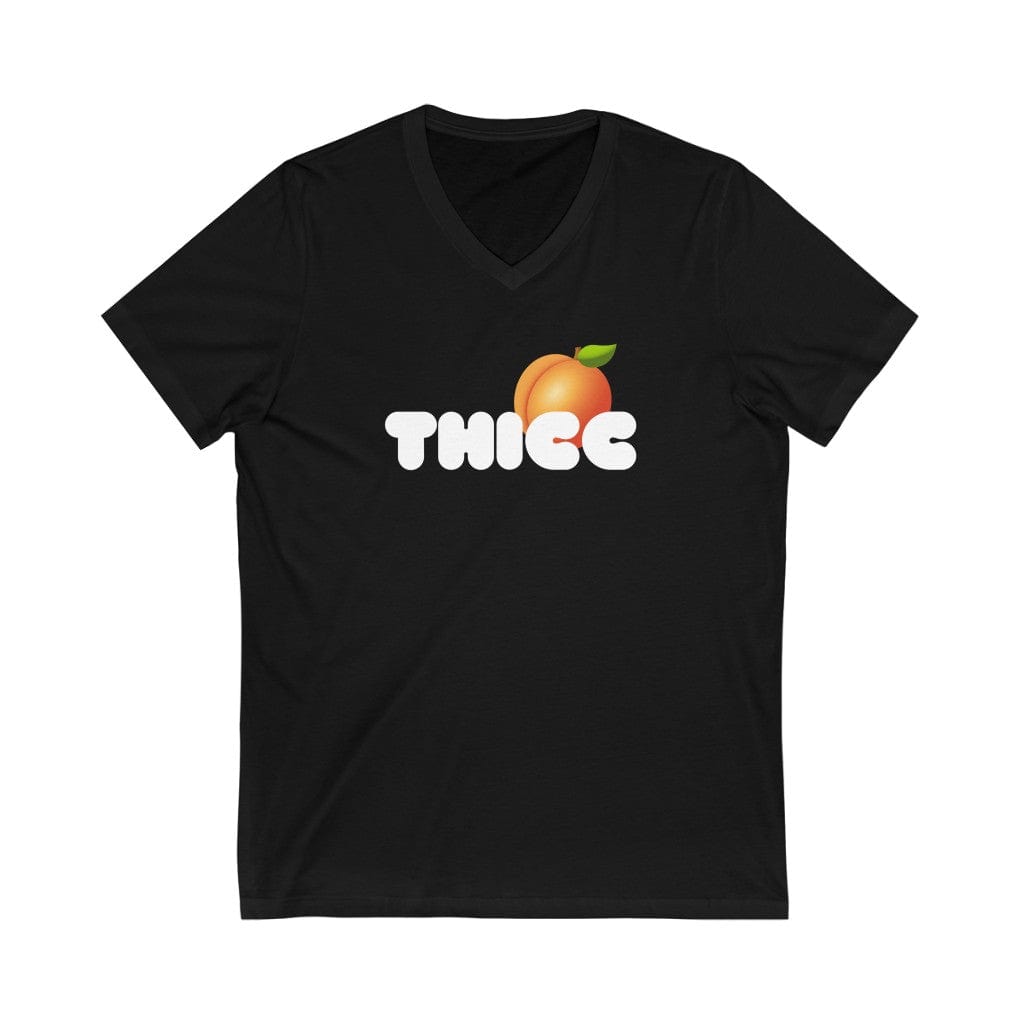 V-neck Black / S NEW THICC V-Neck Tee INVI-Expressionwear