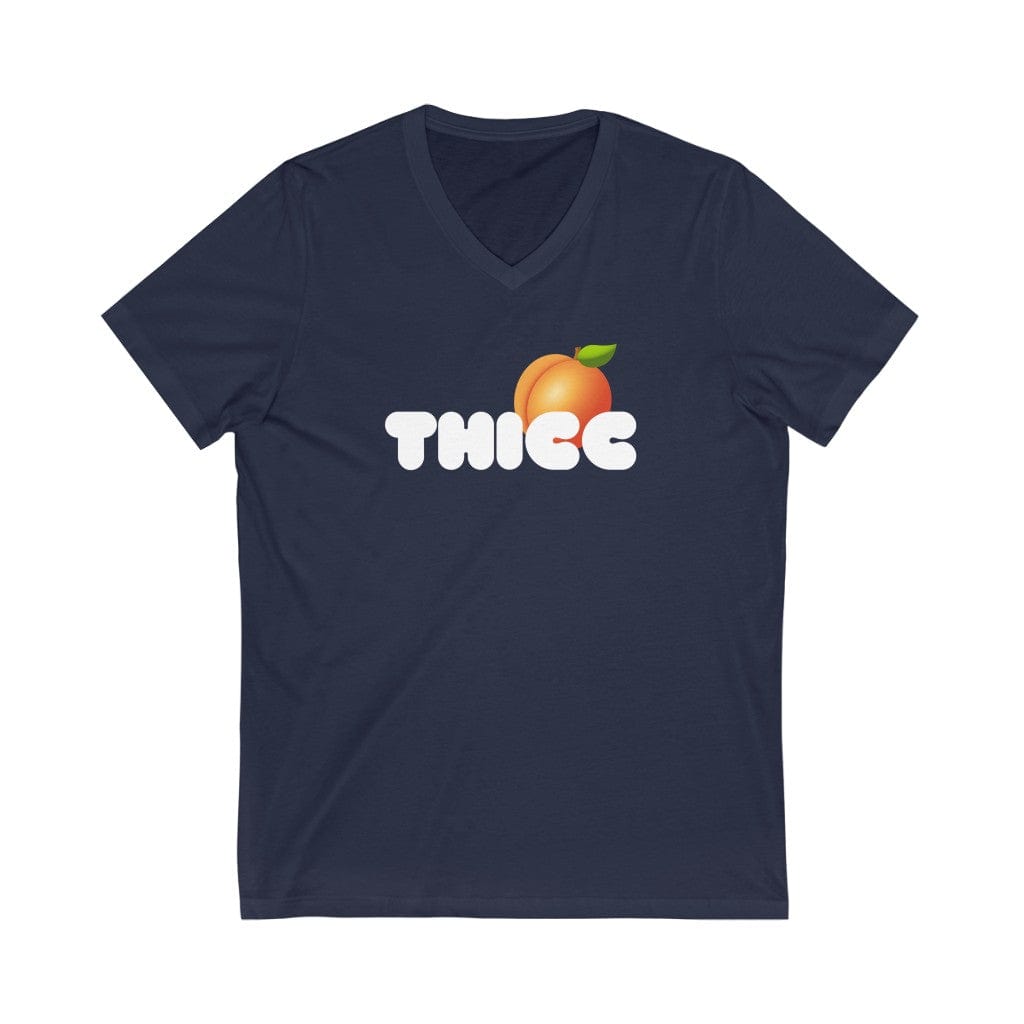 V-neck Navy / L NEW THICC V-Neck Tee INVI-Expressionwear