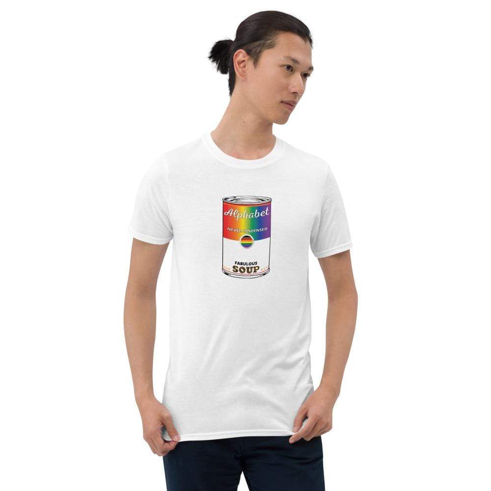 White / S Alphabet Soup T-Shirt INVI-Expressionwear