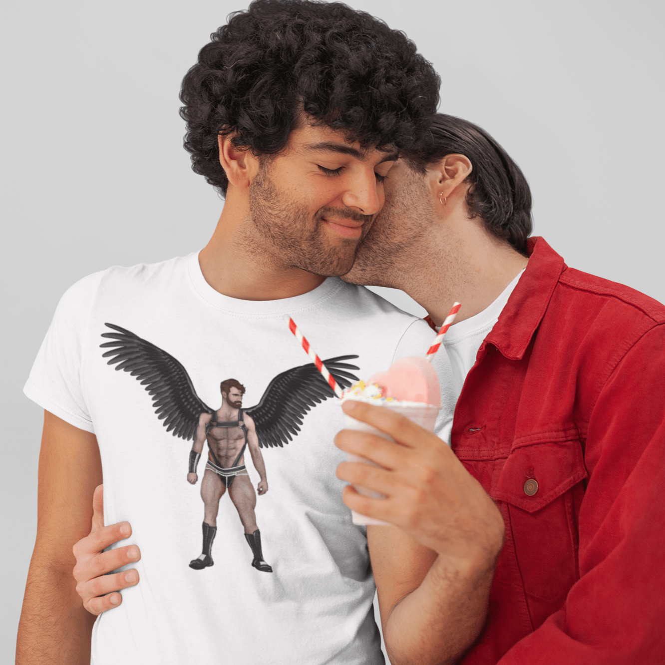 White / S Angel T-Shirt INVI-Expressionwear