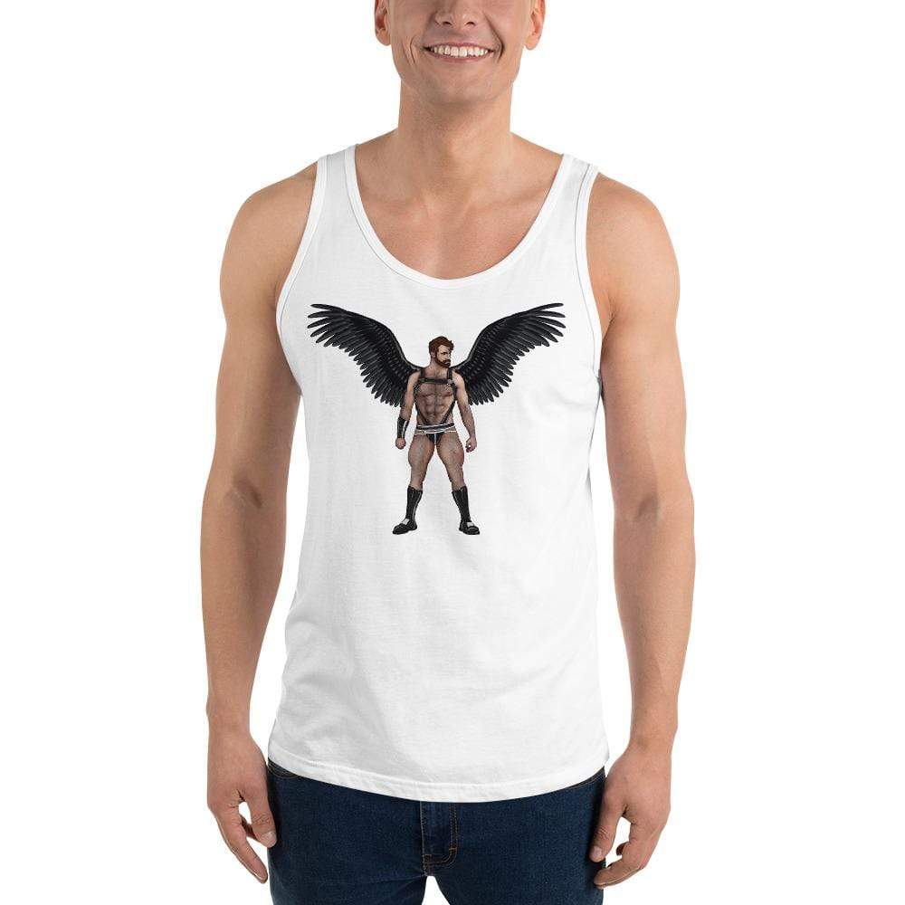 White / XS Angel Tank Top INVI-Expressionwear