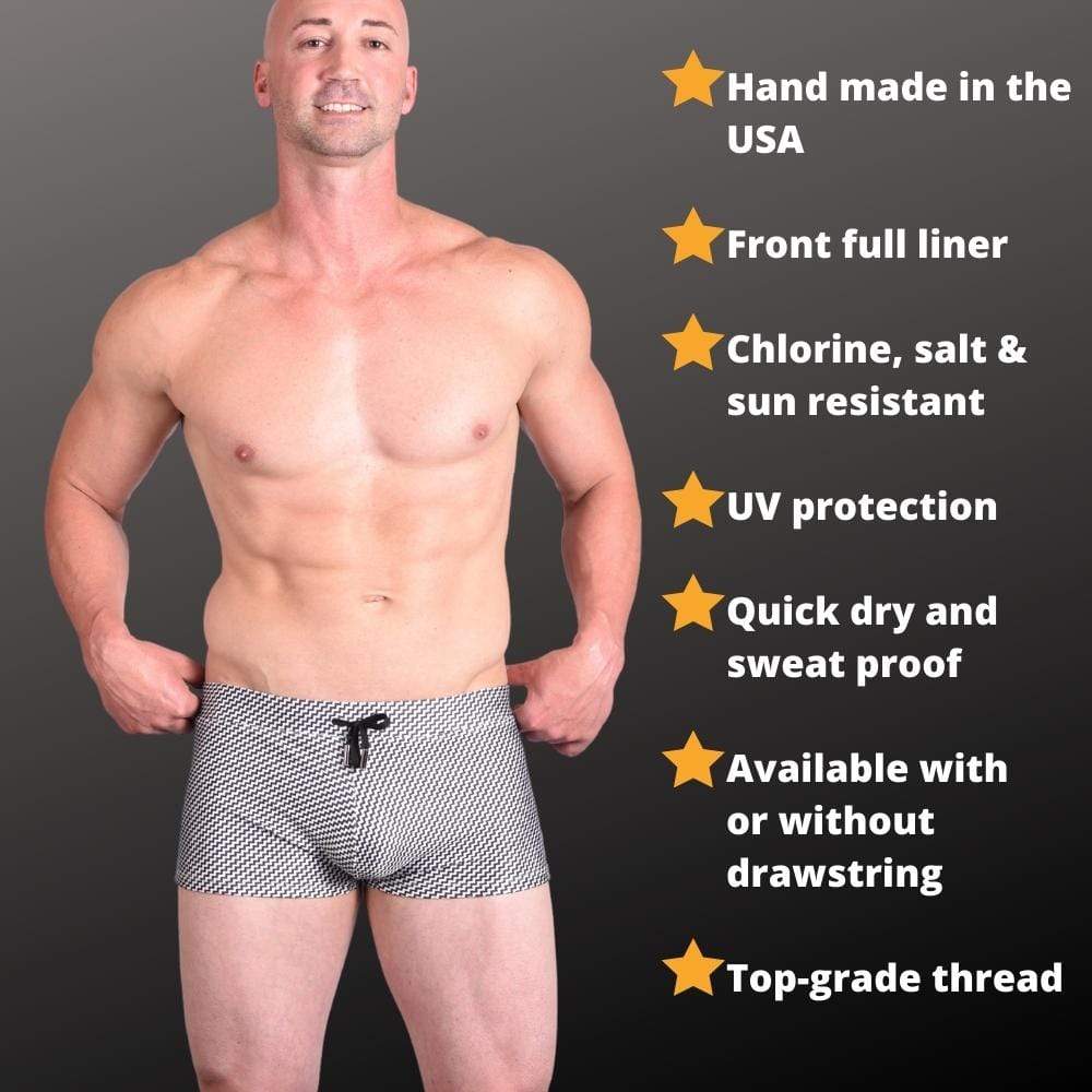 Zig Zag Trunks Swimsuit INVI-Expressionwear