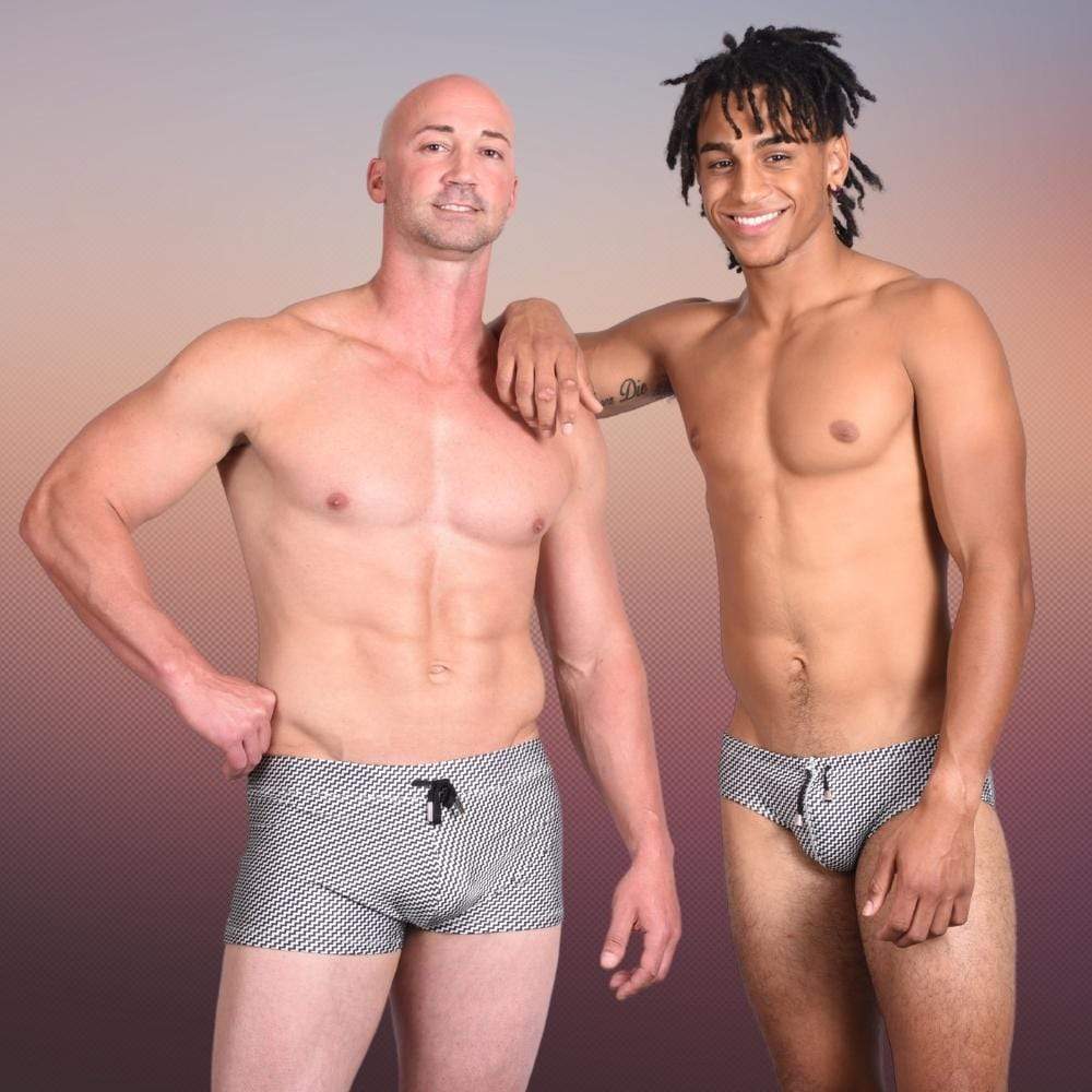 Zig Zag Trunks Swimsuit INVI-Expressionwear