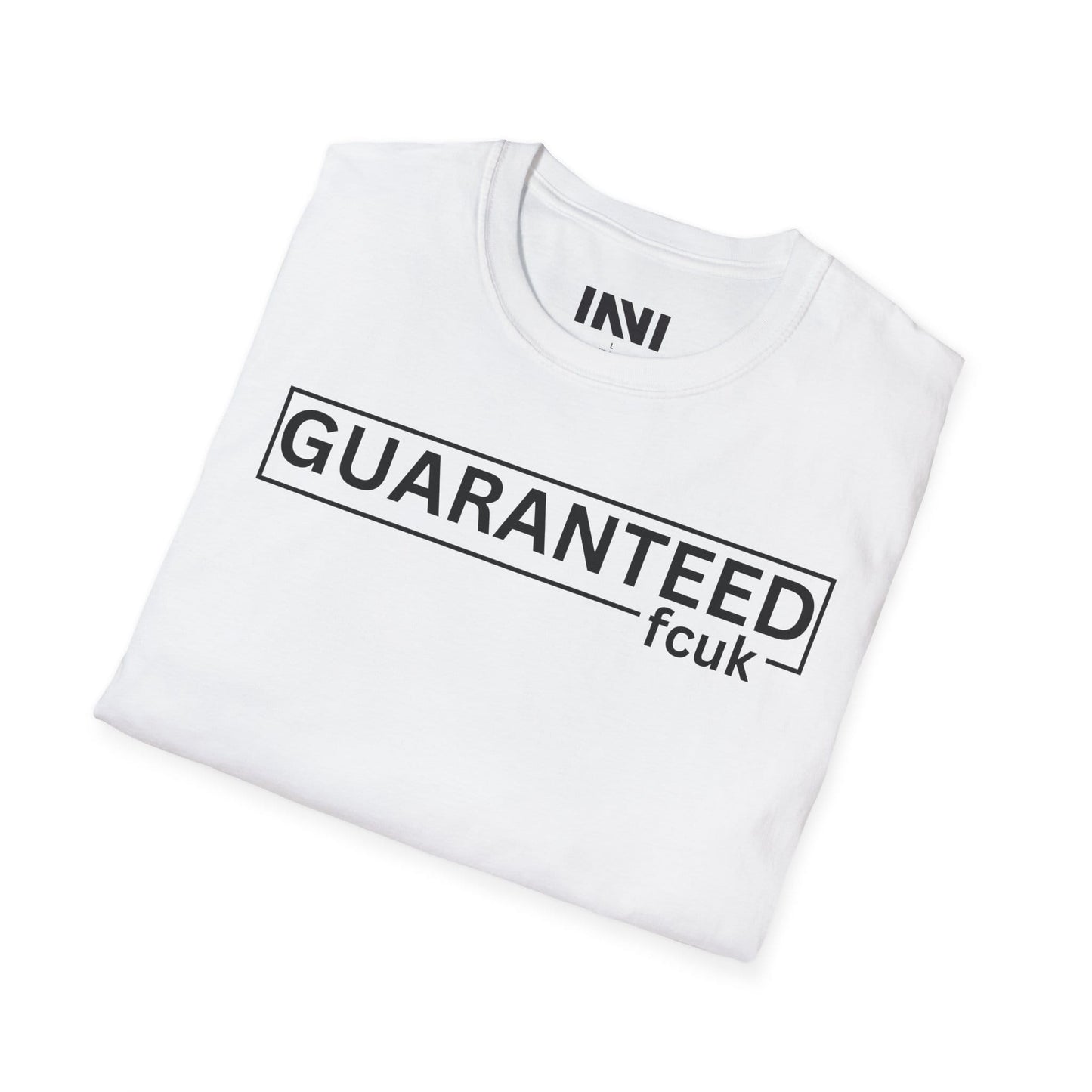 
                  
                    GUARANTEED fcuk parody T-Shirt
                  
                