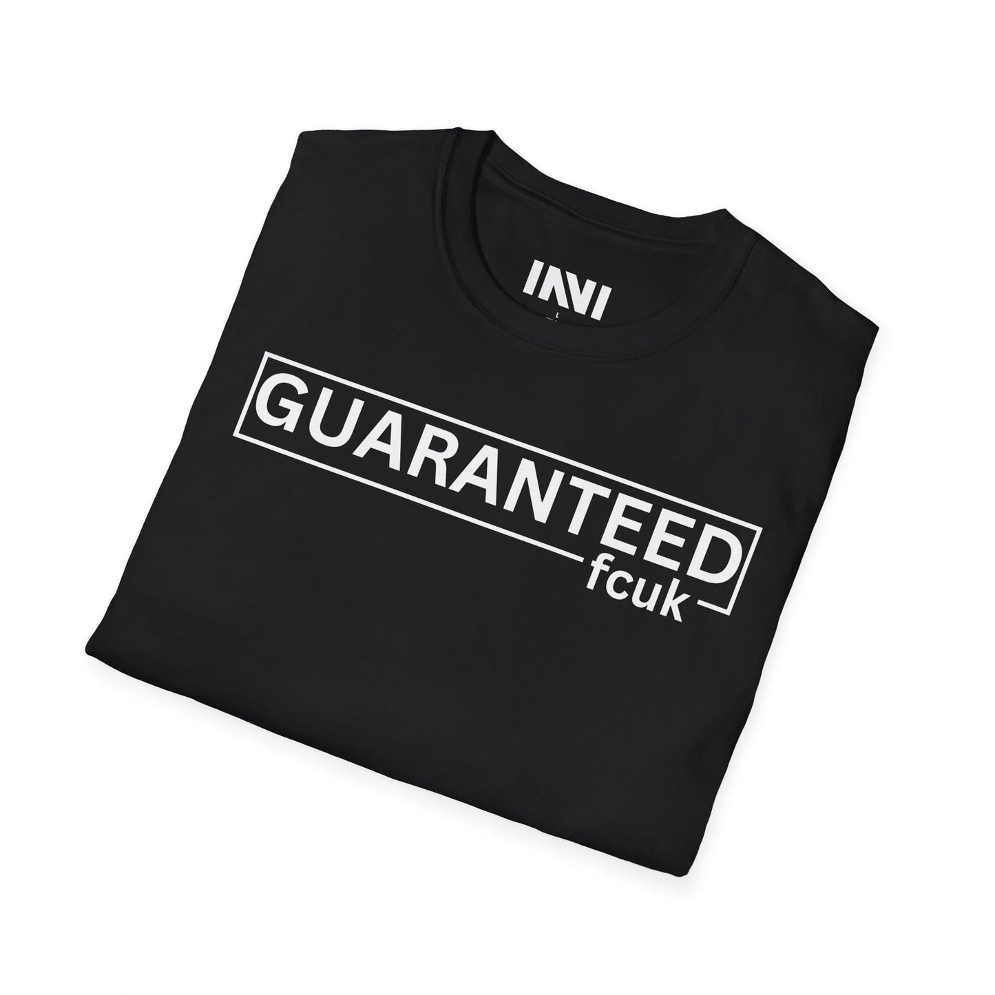
                  
                    GUARANTEED fcuk parody T-Shirt
                  
                