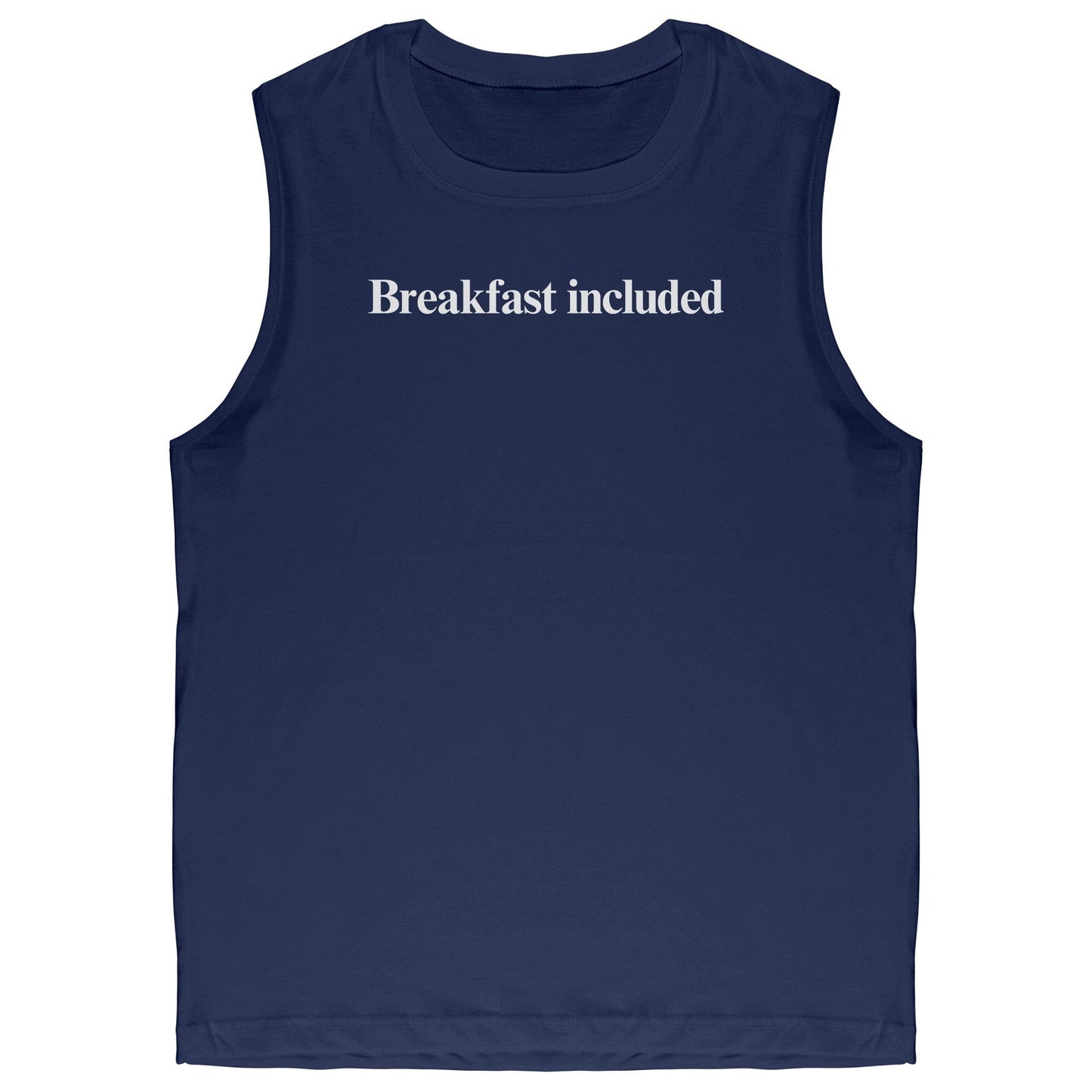 
                  
                    Apparel Navy / S Breakfast included Men’s Muscle T-shirt INVI-Expressionwear
                  
                