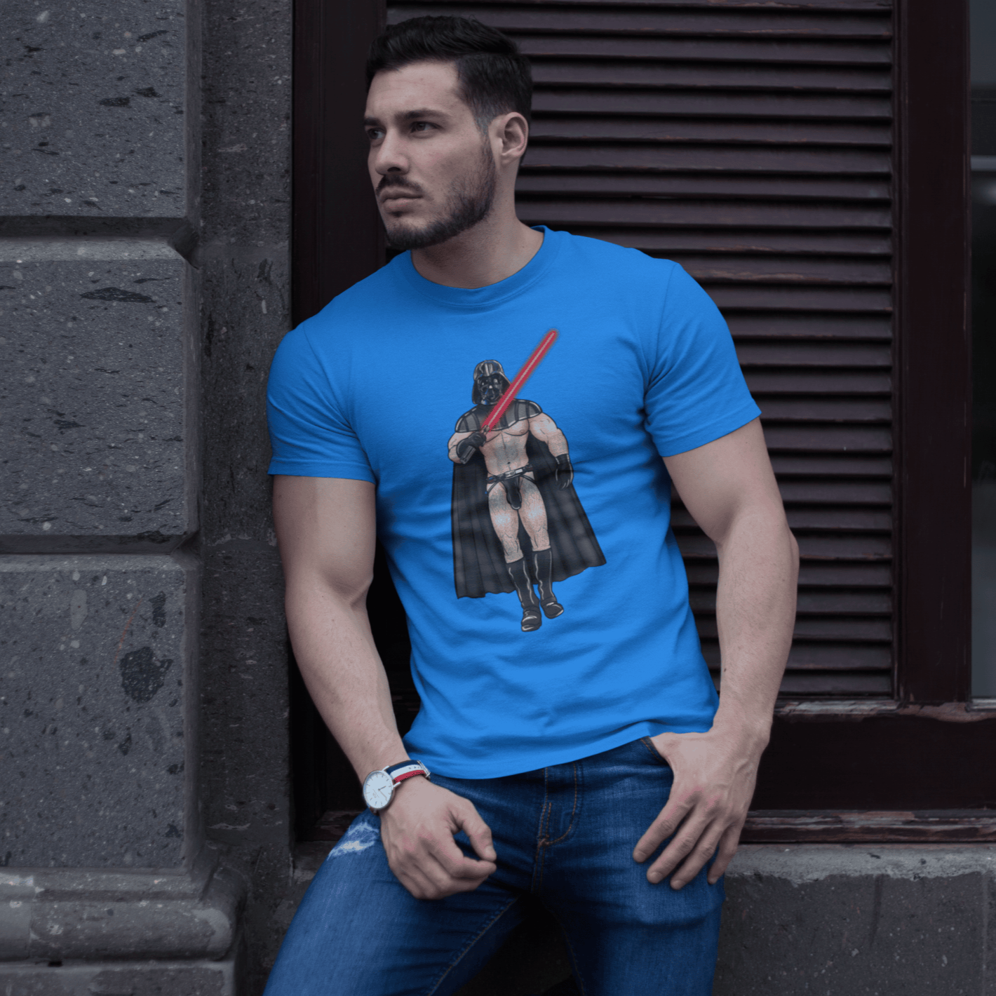 
                  
                    Muscle Darth Vader Inspired T-shirt
                  
                