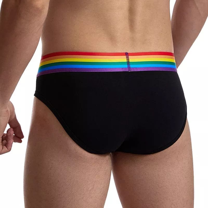 JOCKMAIL Rainbow Black Brief Underwear – INVI Expressionwear
