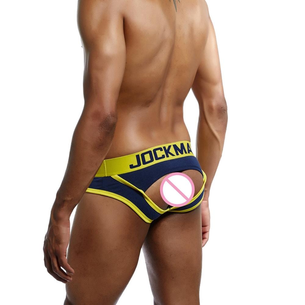 
                  
                    Navy Blue / M - US size 30-32" JOCKMAIL Brand Open Back Brief Underwear INVI-Expressionwear
                  
                