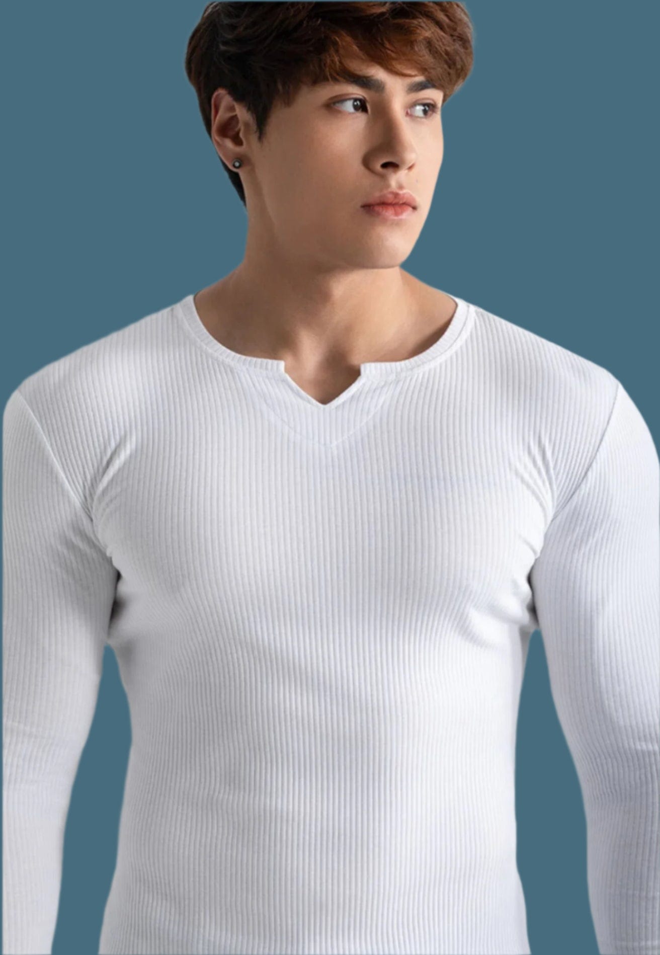 
                  
                    White / M (36-38") Ribbed Long Sleeve Clipped Crew Neck Shirt INVI-Expressionwear Ribbed Long Sleeve Clipped Crew Neck Shirt
                  
                