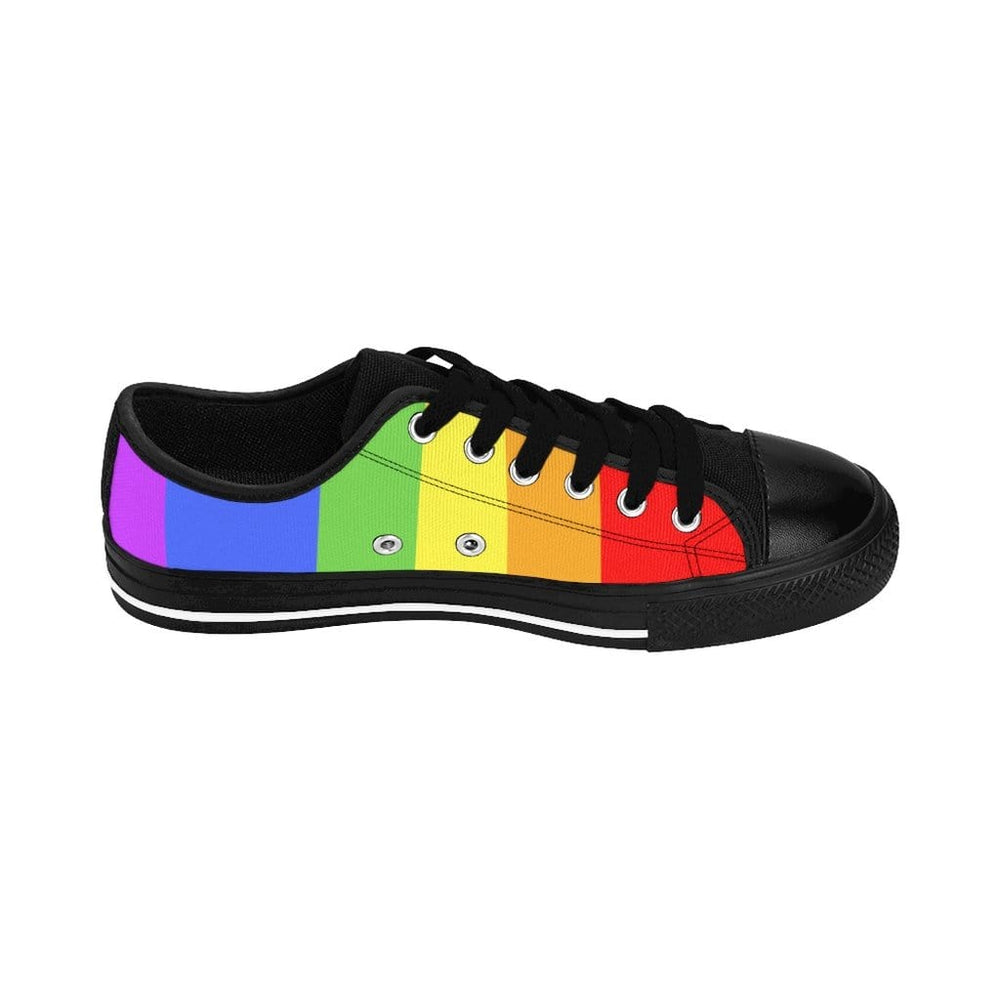 Men's Rainbow Road slip-on canvas shoes – Minty's Design